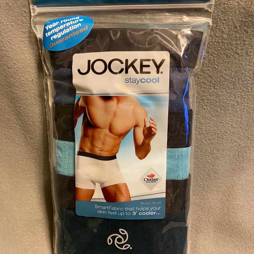 Jockey StayCool 3-pack Boxer Briefs (L) NWT